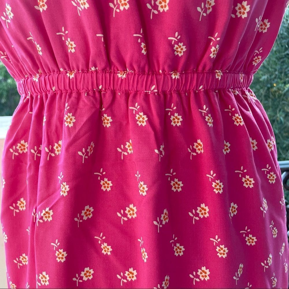 Pink Floral Ruffle Dress - Picture 5 of 9